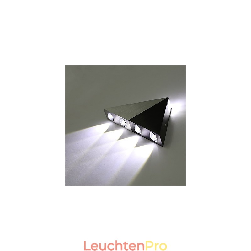 Moderne Dreieck-Wandleuchter-Leuchte für den Innenbereich, Flur, Up- und Down-Wandleuchte, Spot-Licht, Aluminium, dekorative Beleuchtung für Studio-Restaurants
