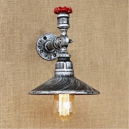 Rustikale Lodge Malerei Funktion für Ambient Light Wandleuchten Wandleuchte Silber
