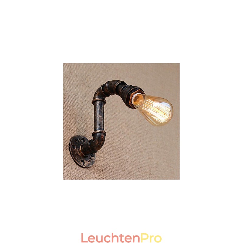 Nostalgie Einfache Wasserpfeife Dekorative Kleine Wandleuchte Wandleuchte