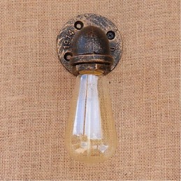 Nostalgie Einfache Wasserleitung Dekorative Kleine Wandleuchte Wandleuchte