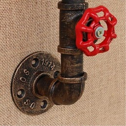 Nostalgie Einfache Wasserleitung Dekorative Kleine Wandleuchte Wandleuchte