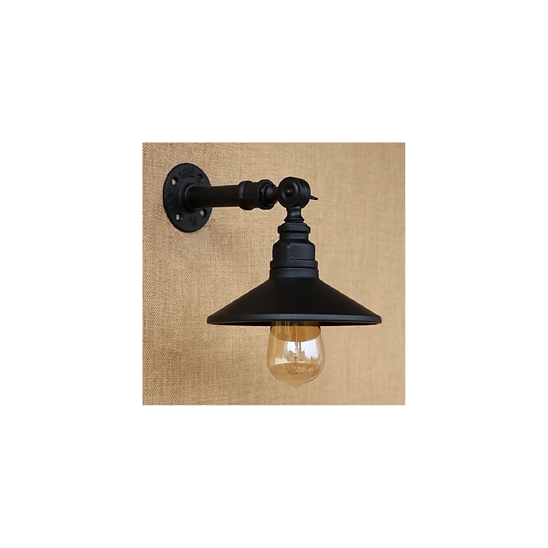 Industriellen Stil Nordic Wasserrohr Wandleuchte Wandleuchte Schwarz