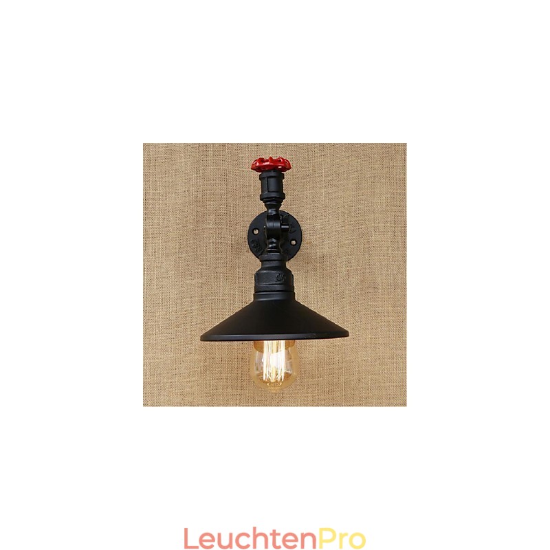 Rustikale Lodge Malerei Funktion für Ambient Light Wandleuchten Wandleuchte Schwarz