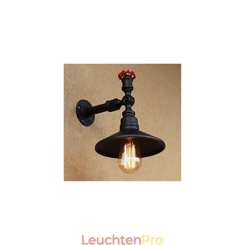 Rustikale Lodge Malerei Funktion für Ambient Light Wandleuchten Wandleuchte Schwarz