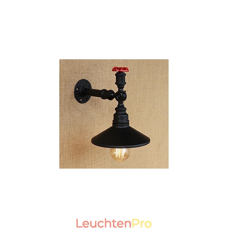 Rustikale Lodge Malerei Funktion für Ambient Light Wandleuchten Wandleuchte Schwarz