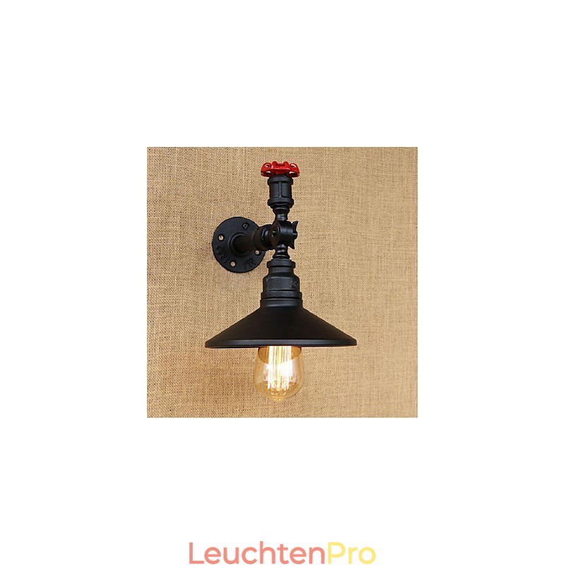 Rustikale Lodge Malerei Funktion für Ambient Light Wandleuchten Wandleuchte Schwarz
