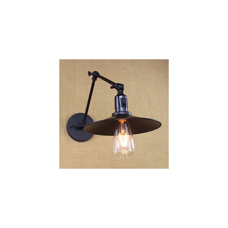 Rustikale Lodge-Malerei für Mini-Stil Schwenkarm-Downlight-Wandleuchten