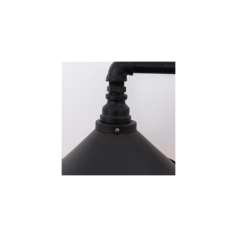 2 Köpfe Retro Industrielle Rohrwandleuchten Einfache Loft Black Metal Esszimmer Küche Bar Cafe Dekoration Beleuchtung