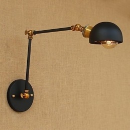 Nostalgische kreative Restaurant-Bar-Wandleuchte mit langem Arm
