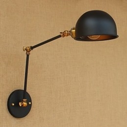 Nostalgische kreative Restaurant-Bar-Wandleuchte mit langem Arm
