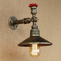 Retro Restaurant Edison Industrieschläuche Single Head Schmuck Wandleuchte
