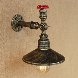 Retro Restaurant Edison Industrieschläuche Single Head Schmuck Wandleuchte