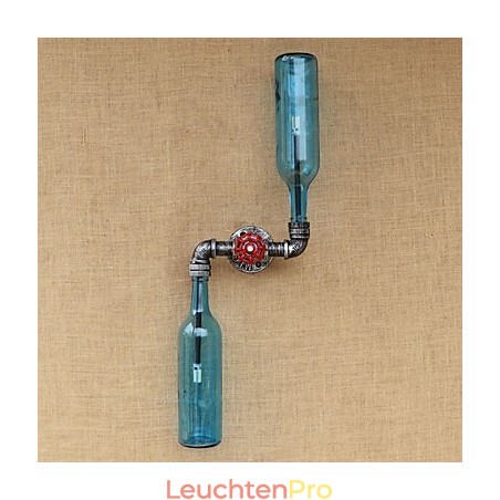 Schmiedeeisen Loft Die Flasche Rohr Flasche Wand Lampe Regal Schmiedeeisen Loft Die Flasche Rohr Flasche Wand Lampe Regal
