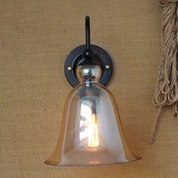 Amerikanischen Ländlichen Landschaft Minimalistischen Wohnzimmer Flur Dekoriert Glas Wand Leuchte
