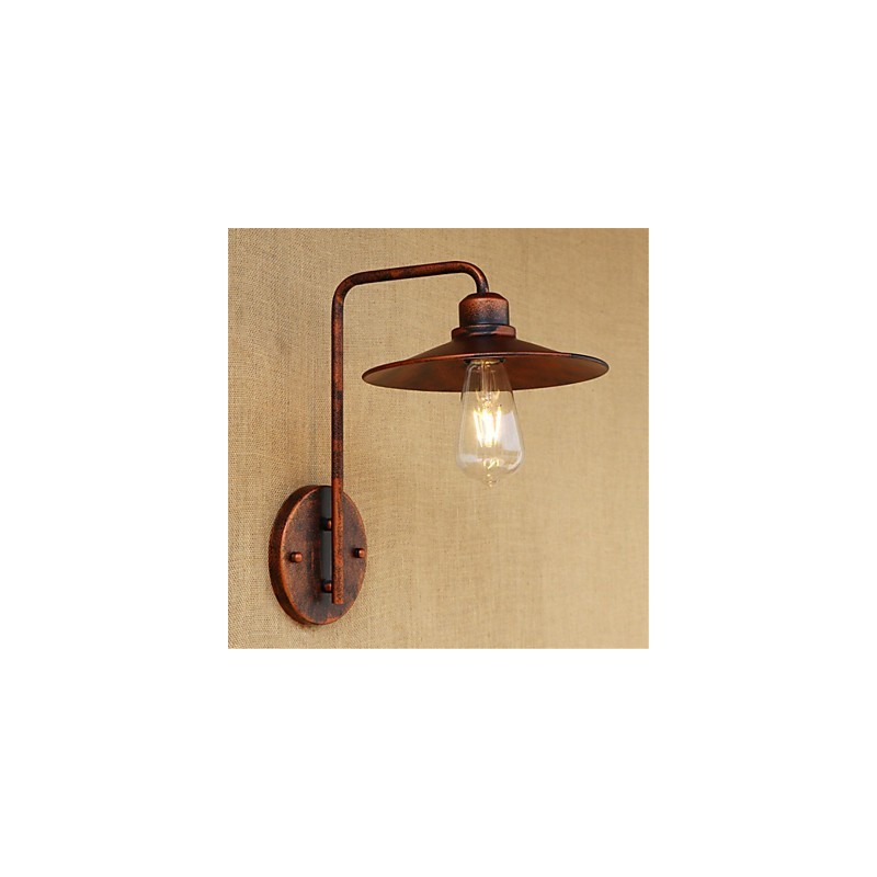 Modernes, zeitgenössisches rustikales Lodge-Malerei-Feature für Downlight-Wandleuchten im Mini-Stil