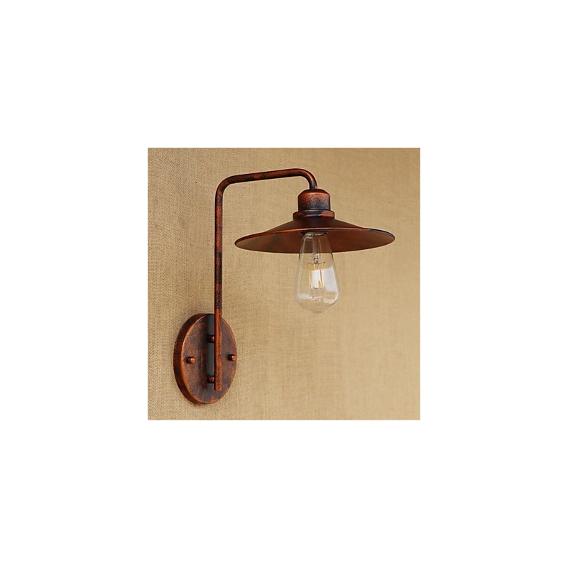 Modernes, zeitgenössisches rustikales Lodge-Malerei-Feature für Downlight-Wandleuchten im Mini-Stil