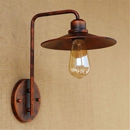 Modernes, zeitgenössisches rustikales Lodge-Malerei-Feature für Downlight-Wandleuchten im Mini-Stil