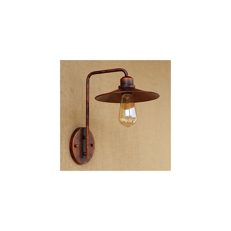 Modernes, zeitgenössisches rustikales Lodge-Malerei-Feature für Downlight-Wandleuchten im Mini-Stil