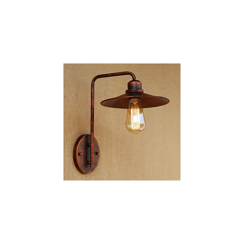 Modernes, zeitgenössisches rustikales Lodge-Malerei-Feature für Downlight-Wandleuchten im Mini-Stil