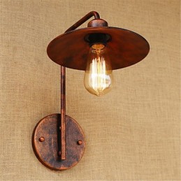Modernes, zeitgenössisches rustikales Lodge-Malerei-Feature für Downlight-Wandleuchten im Mini-Stil