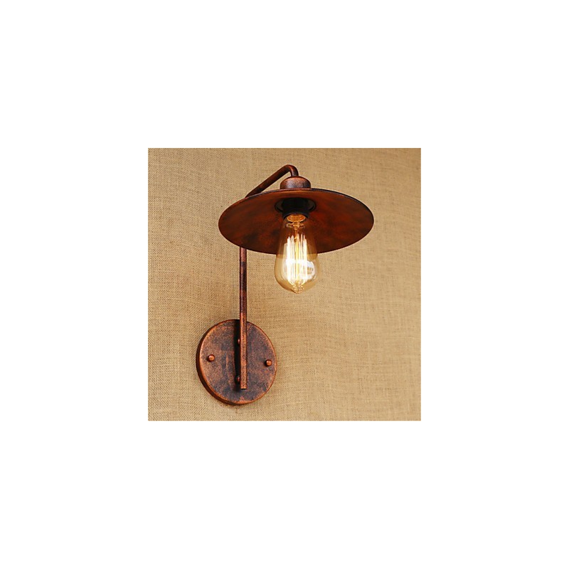 Modernes, zeitgenössisches rustikales Lodge-Malerei-Feature für Downlight-Wandleuchten im Mini-Stil
