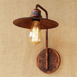 Modernes, zeitgenössisches rustikales Lodge-Malerei-Feature für Downlight-Wandleuchten im Mini-Stil