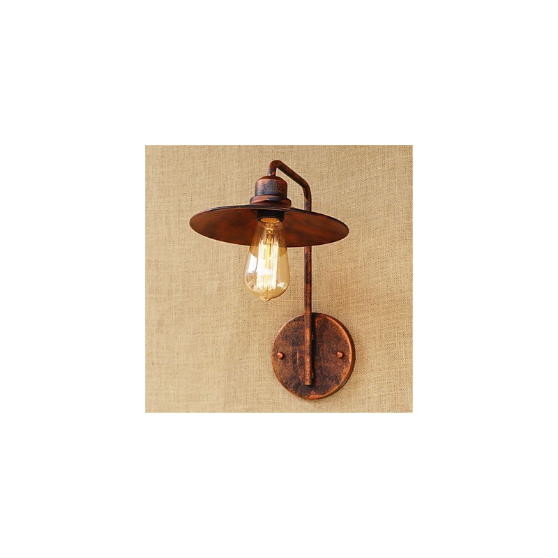 Modernes, zeitgenössisches rustikales Lodge-Malerei-Feature für Downlight-Wandleuchten im Mini-Stil