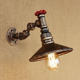Country Retro-Malerei-Funktion für Mini-Stil drehbare Licht Swing Arm Lichter Wandleuchte