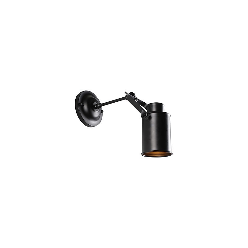 Vintage Schwarz Metall Loft Wandleuchte Wohnzimmer Esszimmer Flur Cafe Bars Bar Wandleuchte