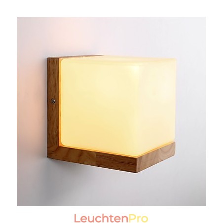 Holz Wandleuchten Glasschirm 110V oder 220V Country Neuheit Holz Wandleuchten Glasschirm 110V oder 220V Country Neuheit