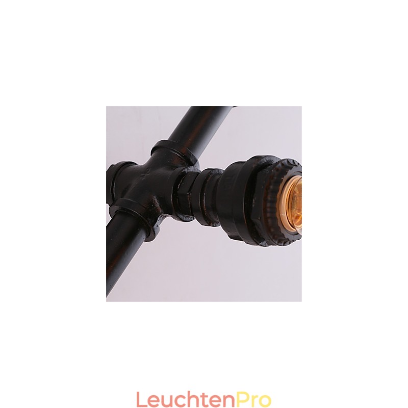 Vintage Wasserpfeife Liebevolles Herz Kreative Wandleuchten Industrie Wohnzimmer Restaurant Bars Café Dekoration Wandleuchten