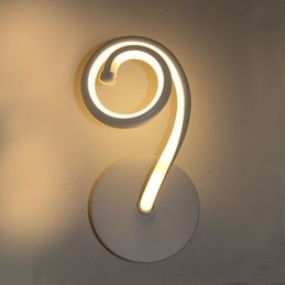 Einfache Moderne Lampe Nachttischlampe Wandleuchte Lampe Aluminium Flur Balkon Beleuchtung