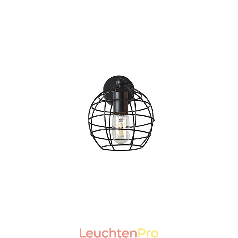 Ziegel Hohl Runde Eisen Wand Lampe Dumm Schwarz Amerikanischen Dekoration Lichtschwert Lampe Auf Wand