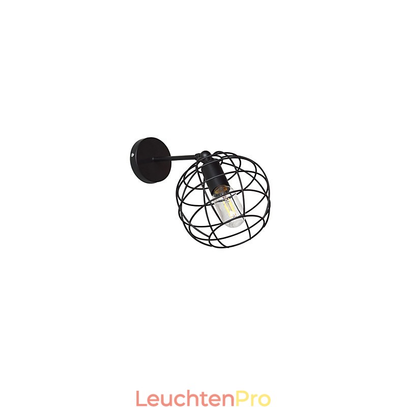 Ziegel Hohl Runde Eisen Wand Lampe Dumm Schwarz Amerikanischen Dekoration Lichtschwert Lampe Auf Wand