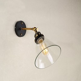 Moderne zeitgenössische traditionelle klassische rustikale Lodge Vintage galvanisierte Funktion für Downlight-Wandleuchten