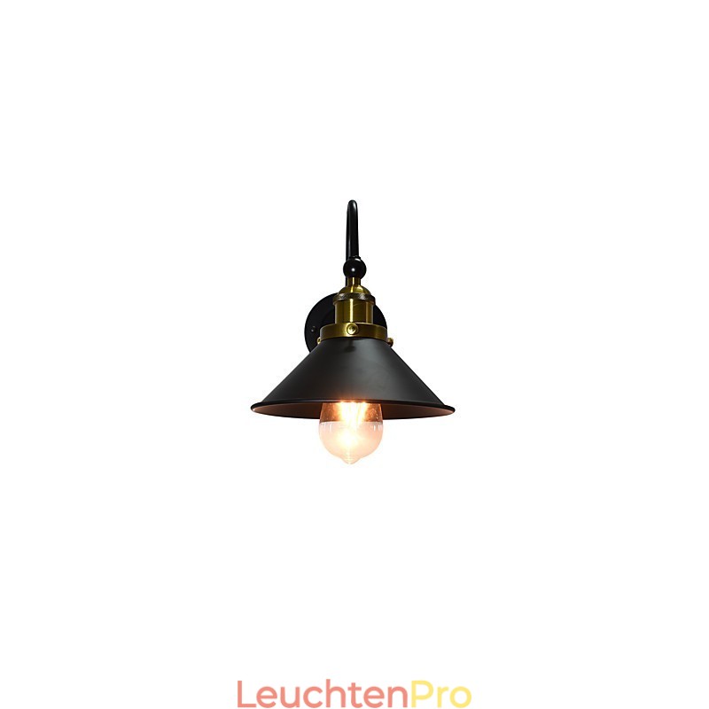Wandleuchte Wandleuchten Wand Eisen Wandlampe dumm schwarz Lichtschwert Lampe an der Wand