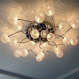 Einfache runde Deckenlampen Eisenlampenbeleuchtung