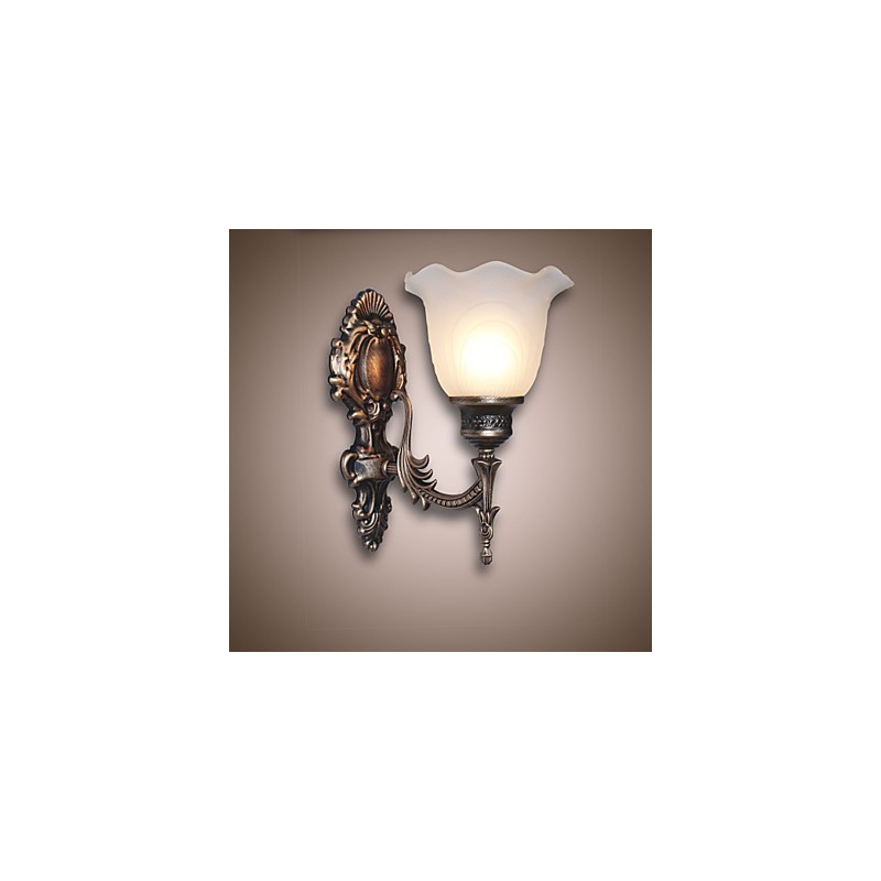Retro-Wandlampe im europäischen Stil, Hotel-Flurlampe, Korridorlicht, Spiegelfrontlampe, Einzelkopf-Nachttischlampe