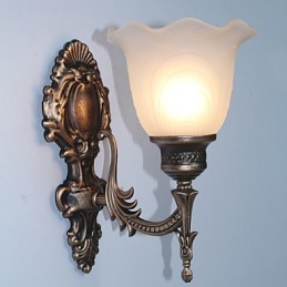 Retro-Wandlampe im europäischen Stil, Hotel-Flurlampe, Korridorlicht, Spiegelfrontlampe, Einzelkopf-Nachttischlampe