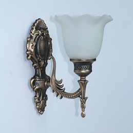 Retro-Wandlampe im europäischen Stil, Hotel-Flurlampe, Korridorlicht, Spiegelfrontlampe, Einzelkopf-Nachttischlampe