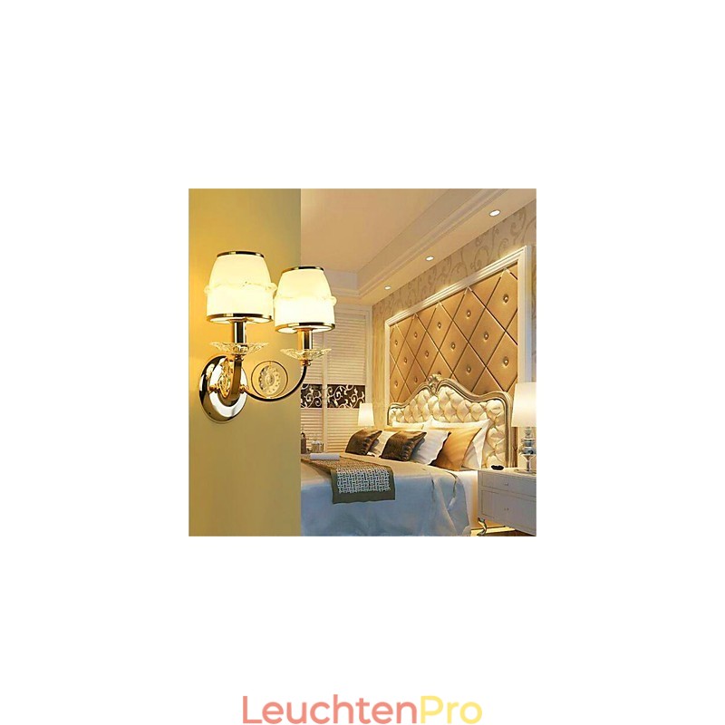 Moderne zeitgenössische galvanisierte Funktion für Kristall Swing Arm Augenschutz Umgebungslicht Wandleuchten Wand