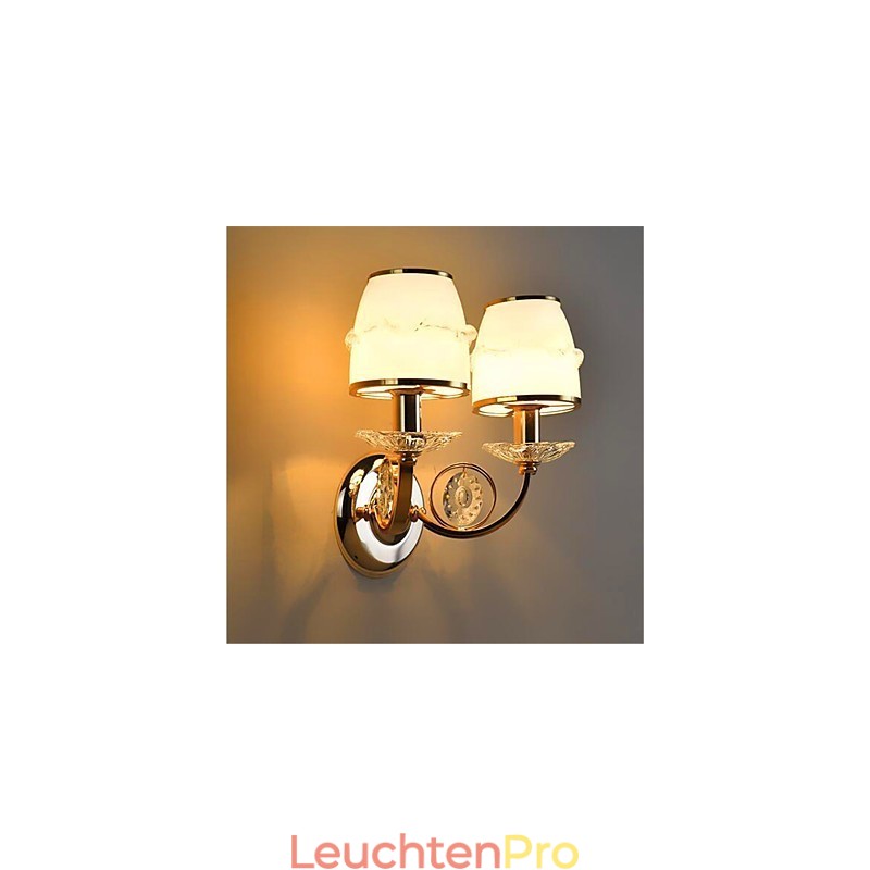 Moderne zeitgenössische galvanisierte Funktion für Kristall Swing Arm Augenschutz Umgebungslicht Wandleuchten Wand