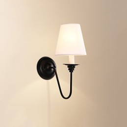 Rustic Lodge Wandleuchter mit schwarzem Oxid-Finish, Funktion zum Schutz der Augen, Umgebungslicht
