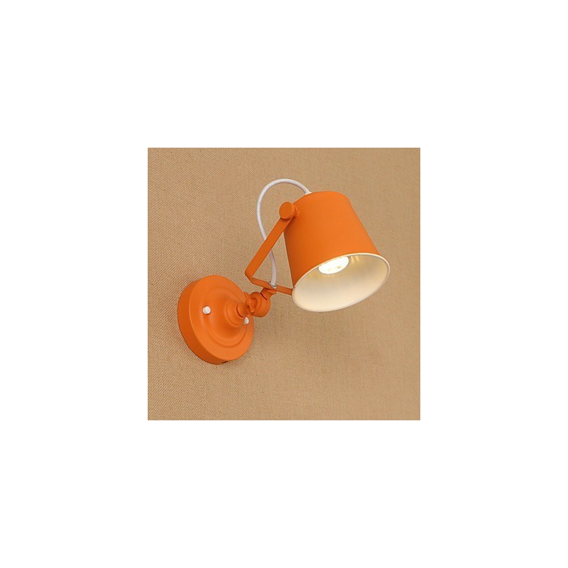 Wandleuchte aus lackiertem Stahl, dumme schwarze amerikanische Kaffeedekoration, Retro-Wandleuchte, Lichtschwertlampe an der Wand
