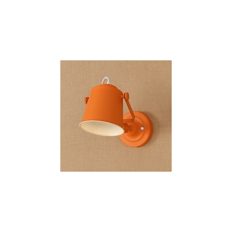 Wandleuchte aus lackiertem Stahl, dumme schwarze amerikanische Kaffeedekoration, Retro-Wandleuchte, Lichtschwertlampe an der Wand