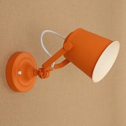 Wandleuchte aus lackiertem Stahl, dumme schwarze amerikanische Kaffeedekoration, Retro-Wandleuchte, Lichtschwertlampe an der Wand