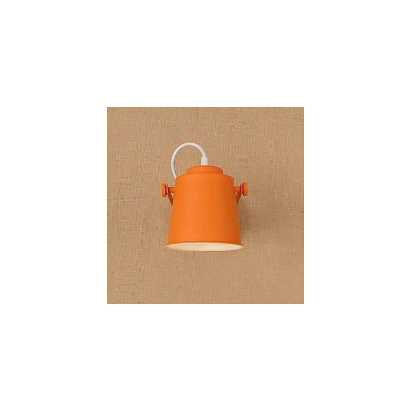 Wandleuchte aus lackiertem Stahl, dumme schwarze amerikanische Kaffeedekoration, Retro-Wandleuchte, Lichtschwertlampe an der Wand