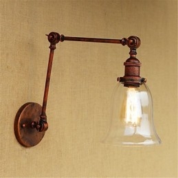 Country Retro Galvanisierte Funktion für Mini-Stil Augenschutz Umgebungslicht Schwenkarmleuchten Wand