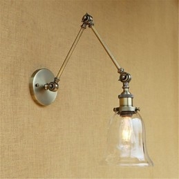 Country Retro Galvanisierte Funktion für Mini-Stil Augenschutz Umgebungslicht Schwenkarmleuchten Wand