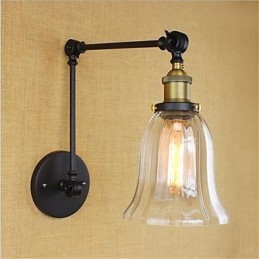 Country Retro Galvanisierte Funktion für Mini-Stil Augenschutz Umgebungslicht Schwenkarmleuchten Wand